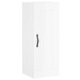 Aparador alto madera contrachapada blanco brillo 34,5x34x180 cm by vidaXL, Sideboards - Ref: Foro24-3200419, Price: 104,67 €,...