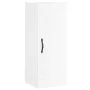 Aparador alto madera contrachapada blanco brillo 34,5x34x180 cm by vidaXL, Sideboards - Ref: Foro24-3200419, Price: 103,50 €,...