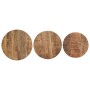 Beistelltische 3 Stück raues Mangoholz von vidaXL, Seitentische - Ref: Foro24-320686, Preis: 114,15 €, Rabatt: %