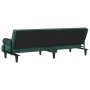 Schlafsofa aus dunkelgrünem Samt mit Armlehnen von vidaXL, Sofas - Ref: Foro24-351896, Preis: 273,15 €, Rabatt: %