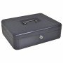 Caja de dinero con cerradura Negro 30 x 24 x 9 cm Acero