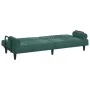 Dark green velvet sofa bed with armrests by vidaXL, Sofas - Ref: Foro24-351896, Price: 273,15 €, Discount: %