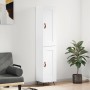 Aparador alto madera contrachapada blanco brillo 34,5x34x180 cm von vidaXL, Sideboards - Ref: Foro24-3200427, Preis: 106,03 €...
