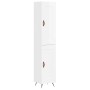 Aparador alto madera contrachapada blanco brillo 34,5x34x180 cm von vidaXL, Sideboards - Ref: Foro24-3200427, Preis: 106,03 €...