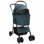 Carrito Plegable para Mascotas Ajustable Verde 81 x 47 x 99 cm