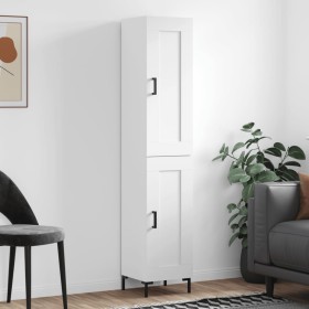 High glossy white plywood sideboard 34.5x34x180 cm by vidaXL, Sideboards - Ref: Foro24-3200451, Price: 111,37 €, Discount: %