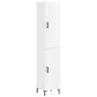 Hochglänzendes Sideboard aus weißem Sperrholz, 34,5 x 34 x 180 cm von vidaXL, Sideboards - Ref: Foro24-3200451, Preis: 110,03...