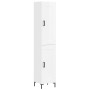 Hochglänzendes Sideboard aus weißem Sperrholz, 34,5 x 34 x 180 cm von vidaXL, Sideboards - Ref: Foro24-3200451, Preis: 111,37...