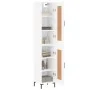 Hochglänzendes Sideboard aus weißem Sperrholz, 34,5 x 34 x 180 cm von vidaXL, Sideboards - Ref: Foro24-3200451, Preis: 110,03...
