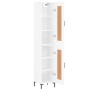 Hochglänzendes Sideboard aus weißem Sperrholz, 34,5 x 34 x 180 cm von vidaXL, Sideboards - Ref: Foro24-3200451, Preis: 111,37...