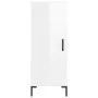 High glossy white plywood sideboard 34.5x34x180 cm by vidaXL, Sideboards - Ref: Foro24-3200451, Price: 110,01 €, Discount: %