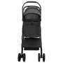 Carrito Plegable para Mascotas Ajustable Negro 81 x 47 x 99 cm