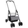Carrito Plegable para Mascotas Ajustable Gris 81 x 47 x 99 cm