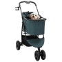 Carrito Plegable para Mascotas Ajustable Verde 78 x 54 x 101 cm