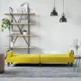 Sofá cama con reposabrazos terciopelo amarillo by vidaXL, Sofas - Ref: Foro24-351899, Price: 259,11 €, Discount: %
