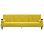 Sofá cama con reposabrazos terciopelo amarillo by vidaXL, Sofas - Ref: Foro24-351899, Price: 259,11 €, Discount: %