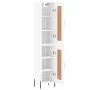 Aparador alto madera contrachapada blanco 34,5x34x180 cm de vidaXL, Aparadores - Ref: Foro24-3200457, Precio: 114,24 €, Descu...