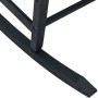 Mecedora Negro 65 x 84 x 114 cm Polietileno en Sillas de jardín | Comprar online en Foro24