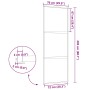 Puerta deslizante Negro 76 x 205 cm Vidrio templado y aluminio
