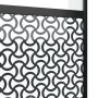 Puerta deslizante Negro 90 x 205 cm Vidrio templado y aluminio