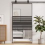 Puerta deslizante Negro 102.5 x 205 cm en Puertas | Comprar online en Foro24