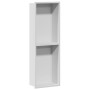 Nichos de Ducha Blanco 60 x 20 x 9.5 cm Acero inoxidable