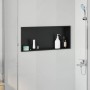 Nichos de Ducha Negro 75 x 30 x 9.5 cm Acero inoxidable