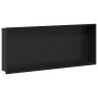 Nichos de Ducha Negro 75 x 30 x 9.5 cm Acero inoxidable