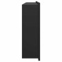 Nichos de Ducha Negro 75 x 30 x 9.5 cm Acero inoxidable