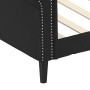 Black synthetic leather sofa bed 90x200 cm by vidaXL, Beds and slatted bases - Ref: Foro24-354226, Price: 214,94 €, Discount: %