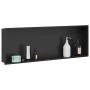Nichos de Ducha Negro 90 x 30 x 9.5 cm Acero inoxidable