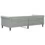 Hellgraues Samtschlafsofa 90x200 cm von vidaXL, Betten und Lattenroste - Ref: Foro24-354244, Preis: 194,46 €, Rabatt: %