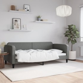 Dunkelgraues Schlafsofa aus Stoff, 90 x 200 cm von vidaXL, Betten und Lattenroste - Ref: Foro24-354034, Preis: 188,07 €, Raba...