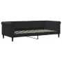 Schlafsofa aus schwarzem Samt, 90 x 200 cm von vidaXL, Betten und Lattenroste - Ref: Foro24-354248, Preis: 186,88 €, Rabatt: %