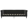 Black velvet sofa bed 90x200 cm by vidaXL, Beds and slatted bases - Ref: Foro24-354248, Price: 191,13 €, Discount: %