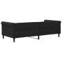 Black velvet sofa bed 90x200 cm by vidaXL, Beds and slatted bases - Ref: Foro24-354248, Price: 191,13 €, Discount: %