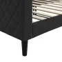 Sofá cama terciopelo negro 90x200 cm de vidaXL, Camas y somieres - Ref: Foro24-354248, Precio: 186,55 €, Descuento: %