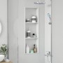 Nichos de Ducha Blanco 90 x 30 x 9.5 cm Acero inoxidable