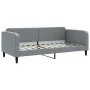 Light gray fabric sofa bed 90x200 cm by vidaXL, Beds and slatted bases - Ref: Foro24-354033, Price: 185,38 €, Discount: %