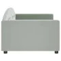 Sofá cama terciopelo gris claro 90x200 cm de vidaXL, Camas y somieres - Ref: Foro24-354136, Precio: 187,09 €, Descuento: %