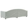 Hellgraues Samtschlafsofa 90x200 cm von vidaXL, Betten und Lattenroste - Ref: Foro24-354136, Preis: 175,05 €, Rabatt: %