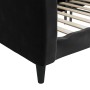 Schlafsofa aus schwarzem Samt, 90 x 200 cm von vidaXL, Betten und Lattenroste - Ref: Foro24-354090, Preis: 185,18 €, Rabatt: %