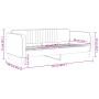 Schlafsofa aus schwarzem Samt, 90 x 200 cm von vidaXL, Betten und Lattenroste - Ref: Foro24-354090, Preis: 185,18 €, Rabatt: %
