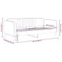 Schlafsofa aus schwarzem Samt, 90 x 200 cm von vidaXL, Betten und Lattenroste - Ref: Foro24-354090, Preis: 182,13 €, Rabatt: %