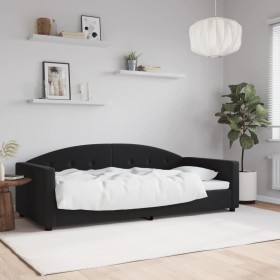 Schlafsofa aus schwarzem Samt, 90 x 200 cm von vidaXL, Betten und Lattenroste - Ref: Foro24-354140, Preis: 173,03 €, Rabatt: %