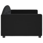 Sofá cama terciopelo negro 90x200 cm de vidaXL, Camas y somieres - Ref: Foro24-354140, Precio: 171,83 €, Descuento: %