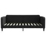 Black fabric sofa bed 90x200 cm by vidaXL, Beds and slatted bases - Ref: Foro24-354035, Price: 183,46 €, Discount: %