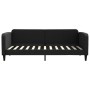 Sofá cama tela negro 90x200 cm de vidaXL, Camas y somieres - Ref: Foro24-354035, Precio: 186,49 €, Descuento: %