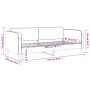 Sofá cama tela negro 90x200 cm de vidaXL, Camas y somieres - Ref: Foro24-354035, Precio: 186,49 €, Descuento: %