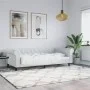 Sofá cama cuero sintético blanco 90x200 cm de vidaXL, Camas y somieres - Ref: Foro24-354227, Precio: 213,41 €, Descuento: %